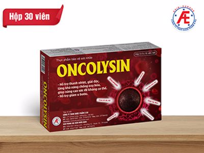Combo Oncolysin (3 vỉ x 10 viên) (mua 6 tặng 1)